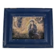 DII 4x6 Farmhouse Wood Composite Picture Frame, Distressed Navy, Glass ...