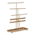 thumbnail image 1 of DII Accessory Organization Collection Jewelry Stand, 3 Tier Tower, Bright Bronze, 1 of 3
