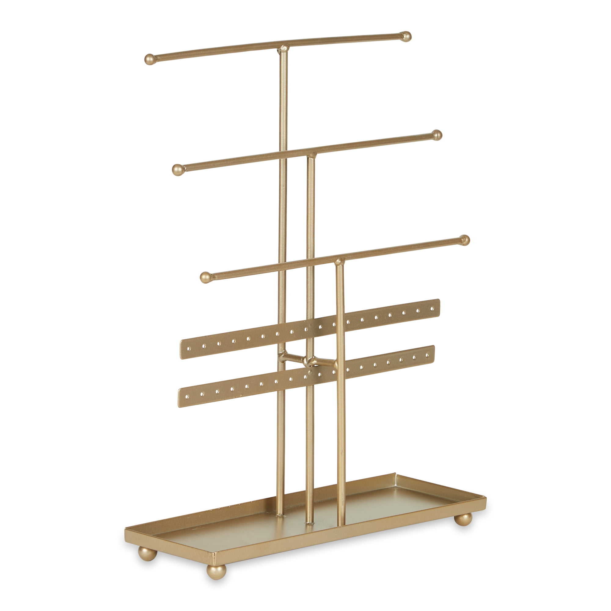 DII Accessory Organization Collection Jewelry Stand, 3 Tier Tower, Rose ...
