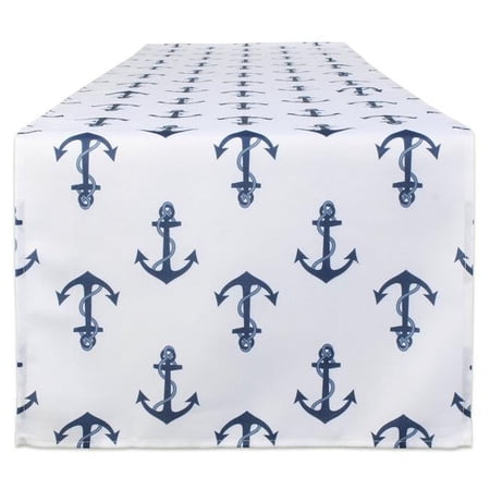 DII Anchors Print Outdoor Table Runner 14x108