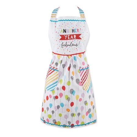 DII Another Year Printed Cotton Apron 29x35