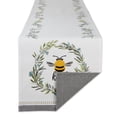 thumbnail image 1 of Bee Kind Reversible Embellished Table Runner 14x108", 1 of 3