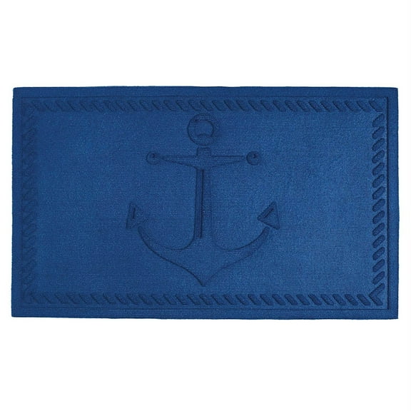 DII Blue Anchor Hog Mat