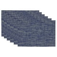 thumbnail image 1 of DII Blue Tweed PVC Placemat (Set of 6), 1 of 6