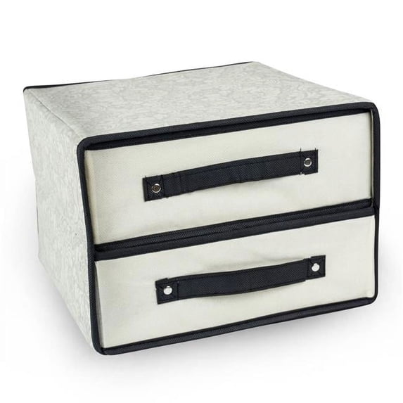 DII Breathable Closet Organizer, 2 Drawer, Damask