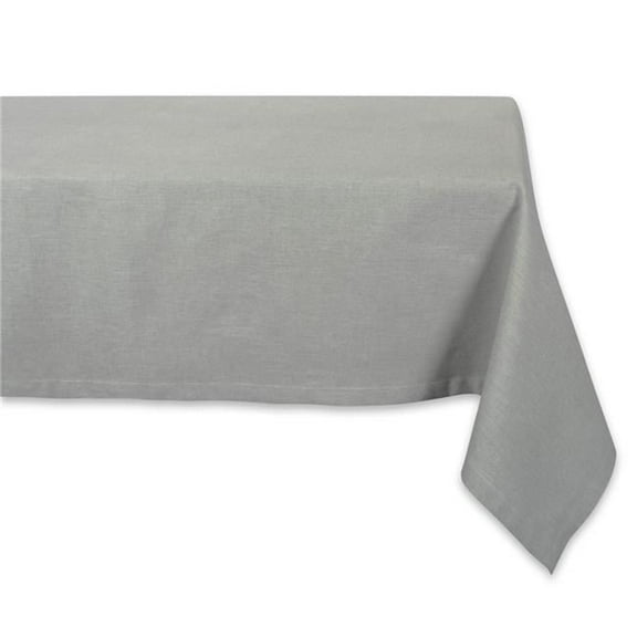 DII CAMZ38692 Artichoke Solid Chambray Tablecloth 60x104,