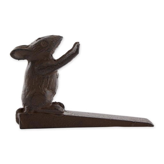 Door Mouse Adroable Holding Door Stopper Bronze Cast Iron 6.25x2x4