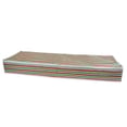 thumbnail image 1 of DII 13.5" Modern Fabric Wrap Paper Holiday Stripe Storage in Multi-Color, 1 of 6