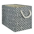 thumbnail image 1 of DII Collapsible Polyester Storage Bin, Stained Glass, Gray, Large Rectangle, 1 of 3