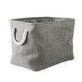 thumbnail image 1 of DII Collapsible Polyester Storage Bin, Variegated, Gray, Medium, 1 of 3