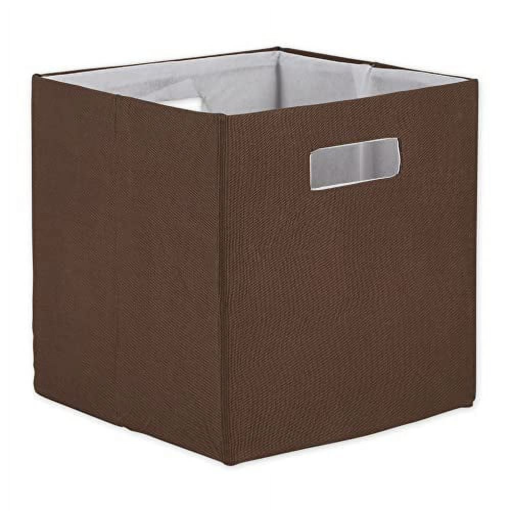 DII Collapsible Polyester Storage Cube, Solid, Lightweight and Durable