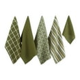 thumbnail image 1 of DII Cotton Assorted Dishtowel and Dishcloth in Sage Green (Set of 5), 1 of 7