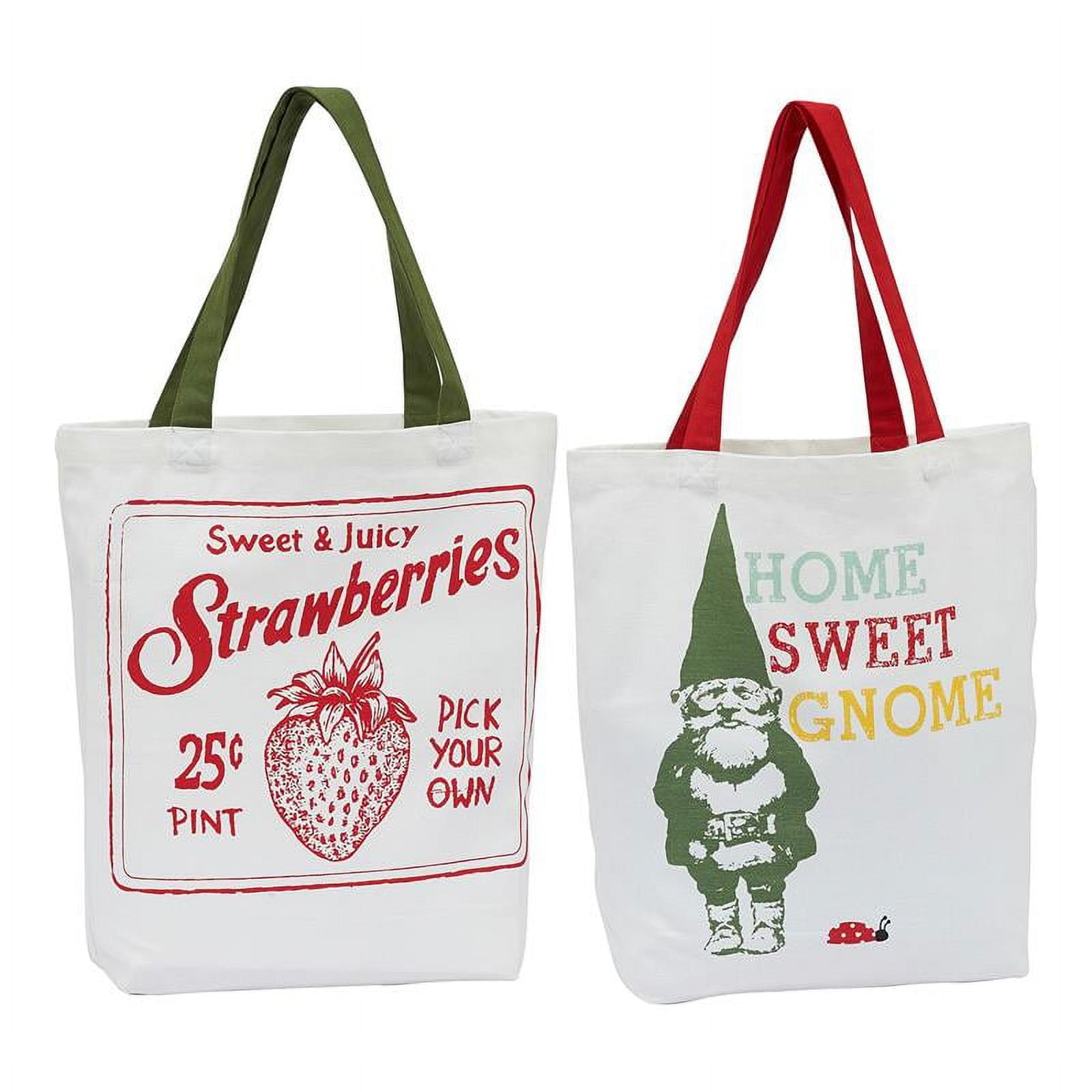 Tripumer 2-Pack Blank Canvas Tote Bags Bulk Shopping Bag for