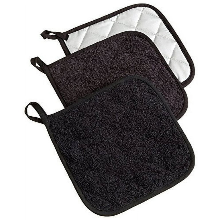 https://i5.walmartimages.com/seo/DII-Cotton-Terry-Pot-Holders-7-x-7-Set-of-3-Heat-Resistant-and-Machine-Washable-Hot-Pads-for-Kitchen-Cooking-and-Baking-Black_582b101c-f40c-401c-a897-cae7e7c74a44.aeef095040e4bc6192fd432c4ab30166.jpeg?odnHeight=768&odnWidth=768&odnBg=FFFFFF