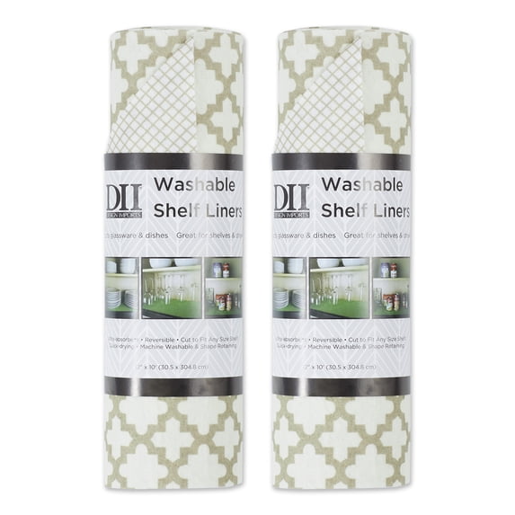 Cream Lattice Shelf Liner (Set of 2