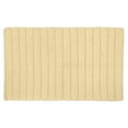 thumbnail image 1 of DII 34x21" Modern Cotton Ultra Soft Ribbed Chunky Bath Rug in Cream, 1 of 6