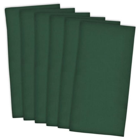 DII Modern 100 Percent Cotton Flat Woven Dishtowels in Dark Green (Set of 6)