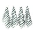 thumbnail image 1 of DII Dark Green Windowpane Terry Dishtowel 4 Piece 16x26, 1 of 4