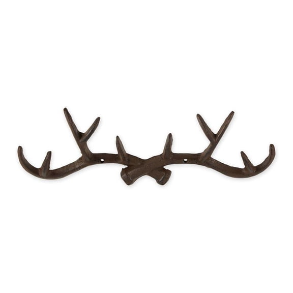 DII Decorative Cast Iron Wall Hook Collection, Antler