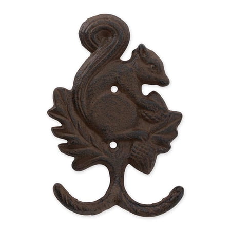 DII Decorative Cast Iron Wall Hook Collection, Chipmunk