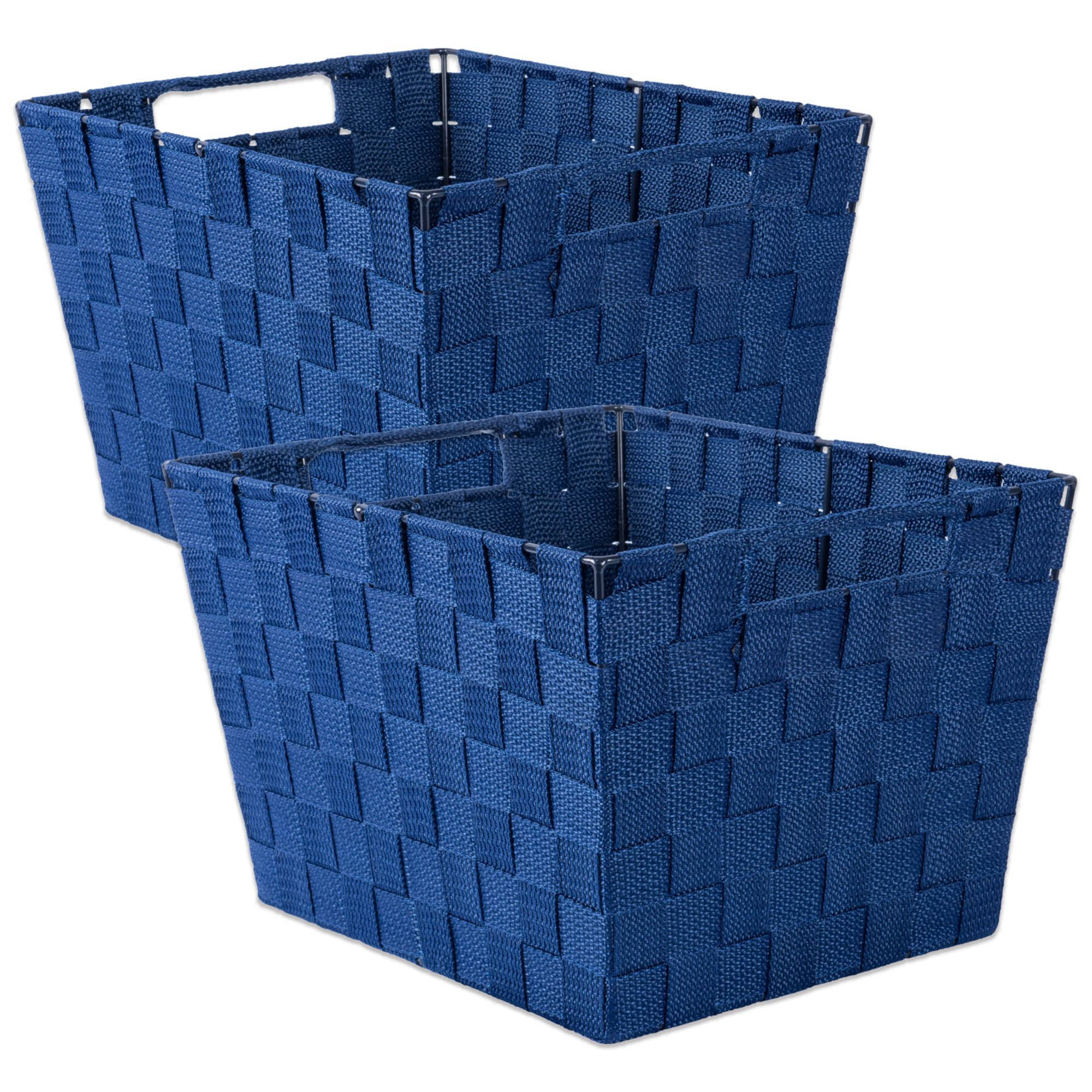 https://i5.walmartimages.com/seo/DII-Durable-Trapezoid-Woven-Nylon-Storage-Bin-or-Basket-for-Organizing-Your-Home-Office-or-Closets-Large-Basket-13x15x10-Navy-Set-of-2_a6d1934d-6f50-4116-8723-fe451a87ebae.e199b384c009043a2007974b995e3b7c.jpeg