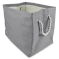thumbnail image 1 of Contemporary Home Living Medium Rectangular Paper Storage Bin - 15" - Gray, 1 of 2