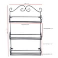 thumbnail image 1 of DII Farmhouse Vintage Spice Rack Organizer, 11Lx2.6Wx18H", 3 Tier Spice Rack - Rustic, 1 of 3