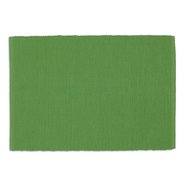 DII Fig Green Placemat (Set of 6), 19"x13", 100% Cotton