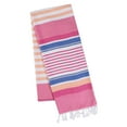 thumbnail image 1 of Design Imports Fouta Towel Pink Beachy Stripe, 1 of 10