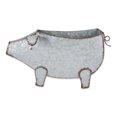 thumbnail image 1 of DII Galvanized Planter Collection Wall Hanging, Pig, 16.75x3.75x10.75", Iron, 1 of 3