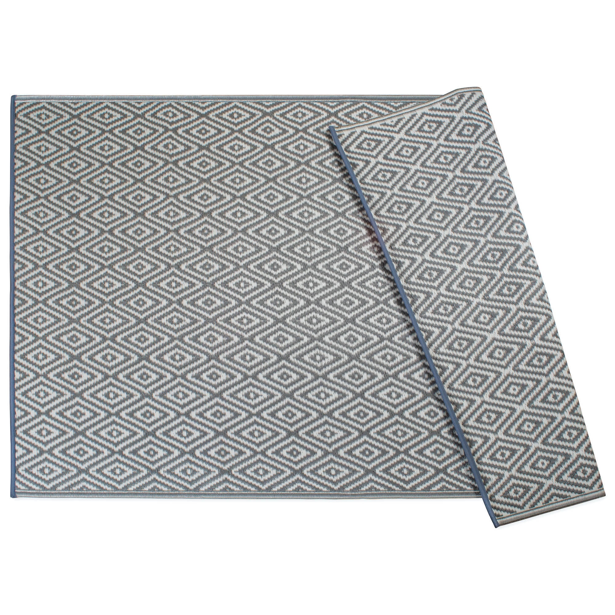 DII Gray Diamond Outdoor Rug