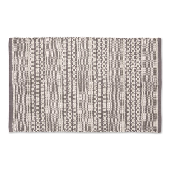 DII Modern Dobby Stripe Area Rug, 24x36"