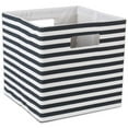 DII Hard Sided Collapsible Fabric Storage Basket Container for Nursery