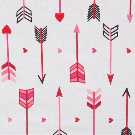 DII Hearts & Arrow Print Table Runner, 108"x14", 100% Cotton