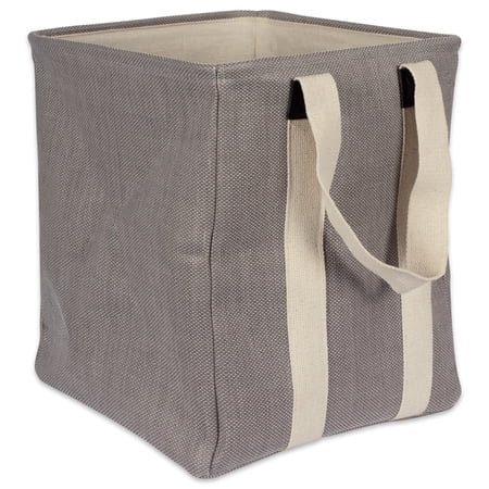 DII Heavy Duty Canvas Laundry Bags, Gray Colorblock