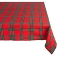 thumbnail image 1 of DII Holiday Plaid Rectangle Tablecloth, 60x120", 100% Cotton, 1 of 11