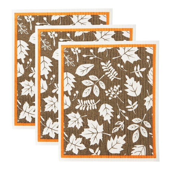 DII It'S Fall Y'All Swedish Dishcloth Set/3