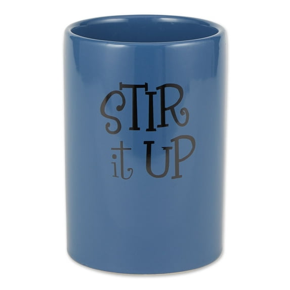 DII Kitchen Accessories Retro Collection, Ceramics, Utensil Holder, Blue