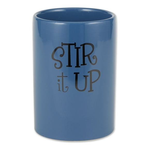 DII Kitchen Accessories Retro Collection, Ceramics, Utensil Holder, Blue