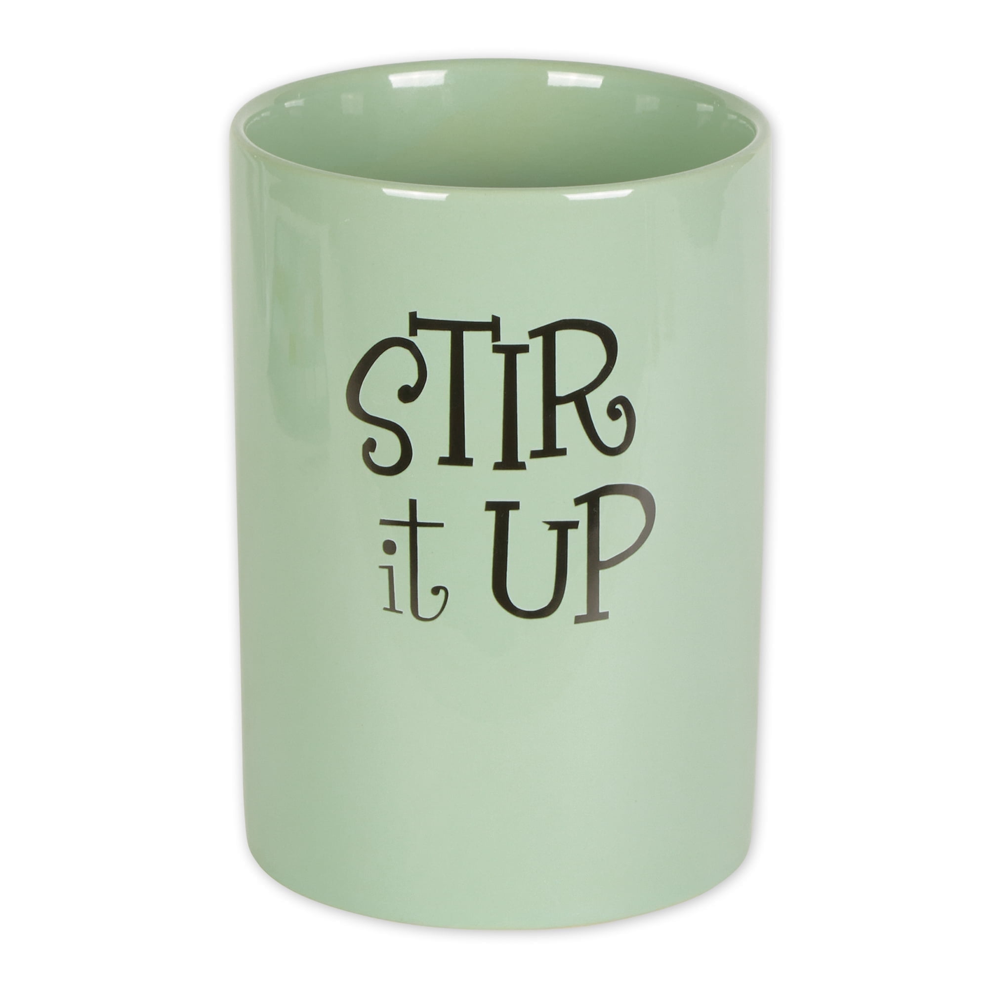DII Kitchen Accessories Retro Collection Ceramics, Utensil Holder, Jadeite