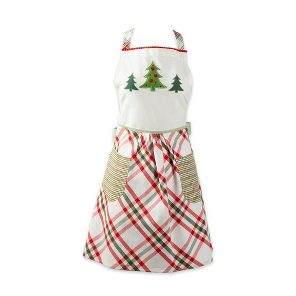 DII Kitchen & Tabletop Jolly Tree Collection Apron, Jolly Tree