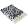 thumbnail image 1 of DII Lattice Throw Navy, 1 of 3