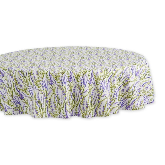DII Lavender Fields Printed Tablecloth