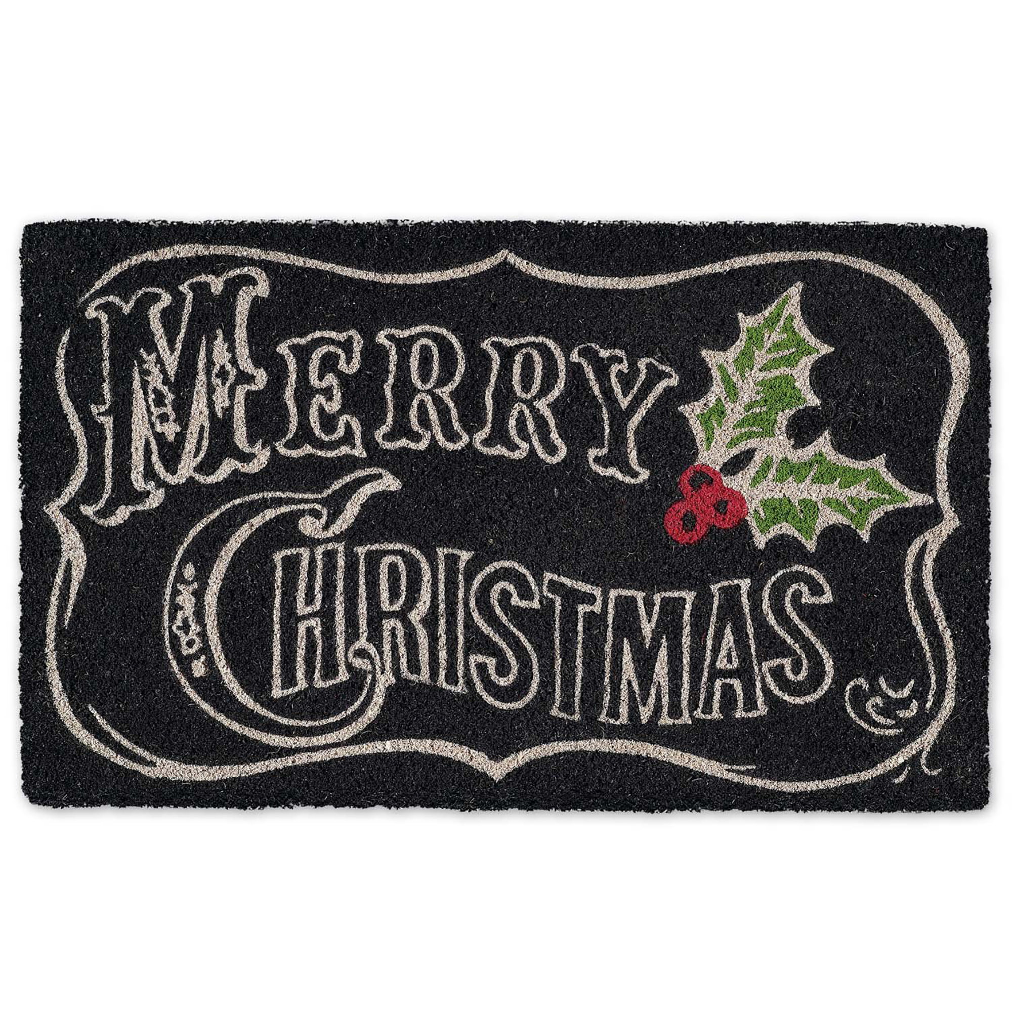DII Merry Christmas Chalkboard Doormat