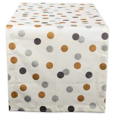 DII Metallic Confetti Table Runner 14x108