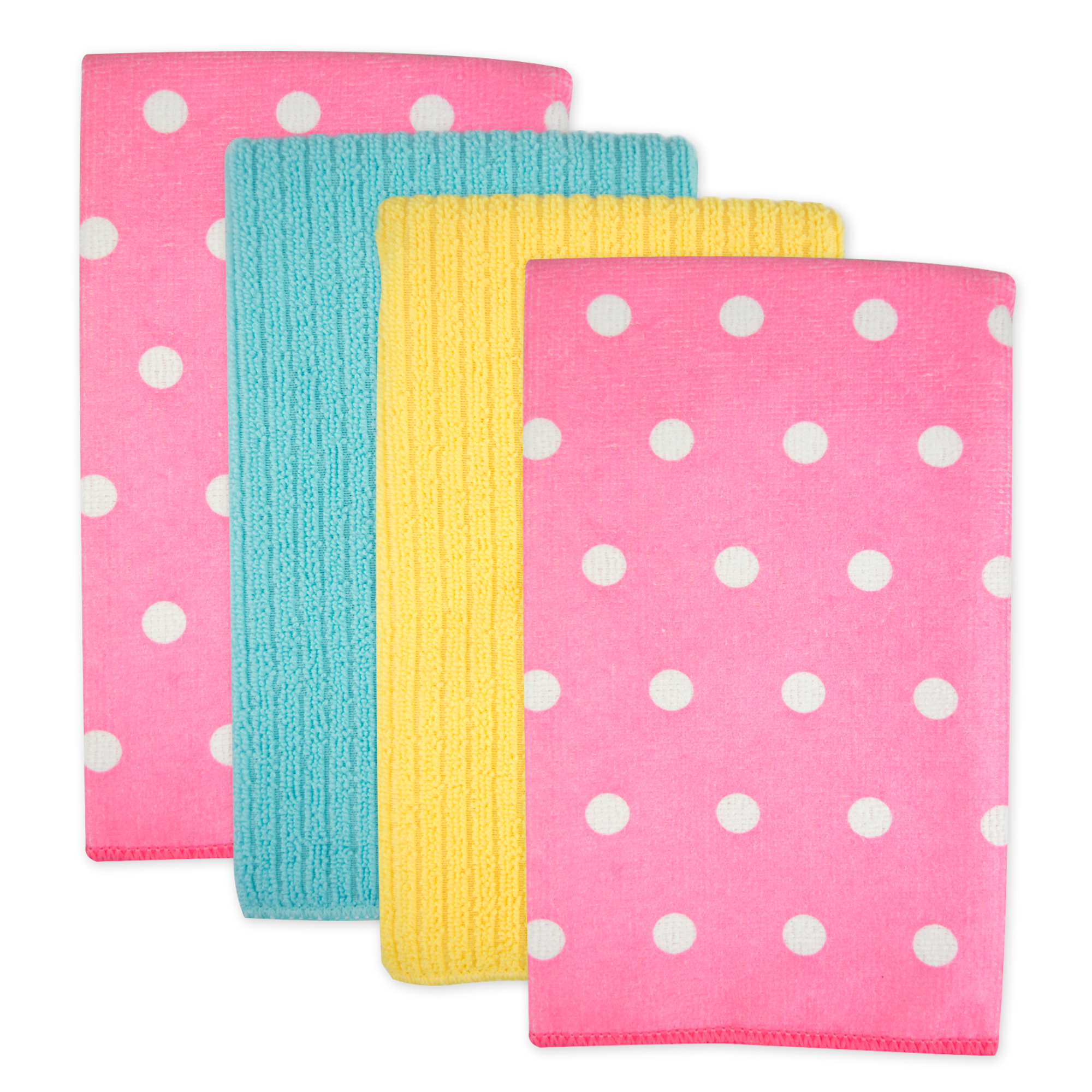 DII Microfiber MultiPurpose Cleaning Towels Perfect for Kitchens, Dishes, Car, Dusting, Drying