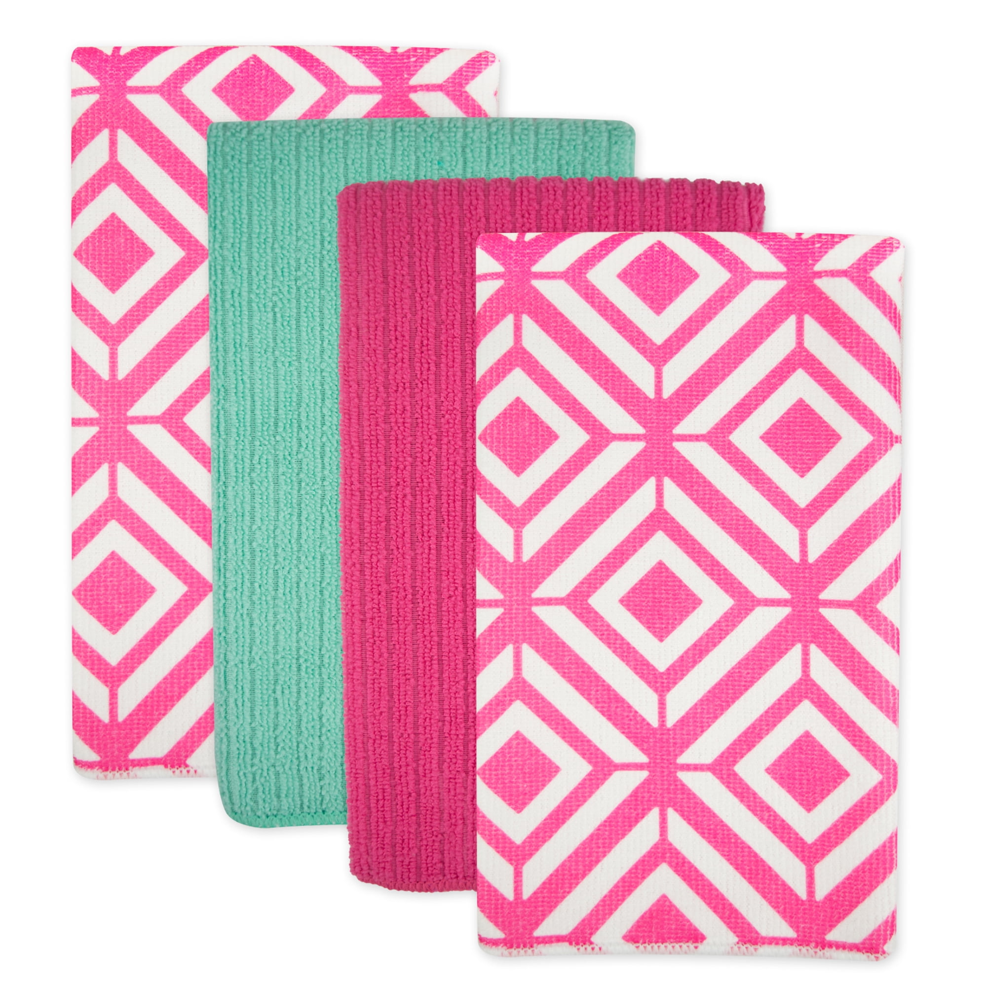 DII Microfiber MultiPurpose Cleaning Towels Perfect for Kitchens, Dishes, Car, Dusting, Drying