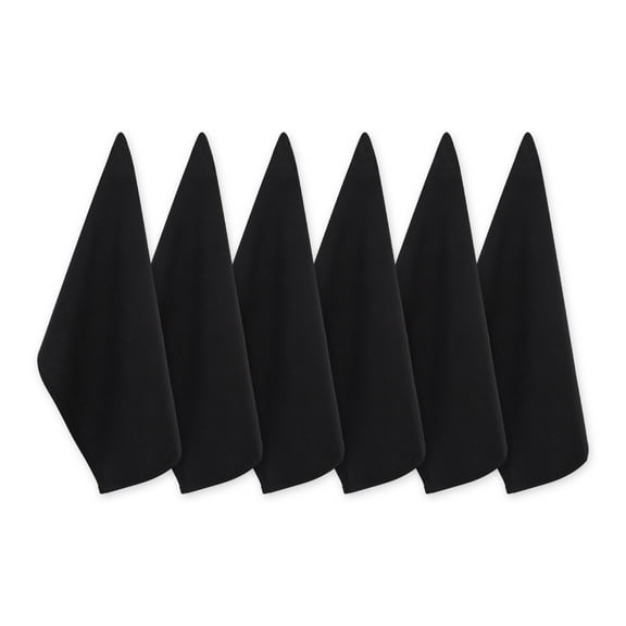 DII Basic Solid Dishtowel Set/6, 18x28"