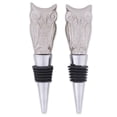 thumbnail image 1 of Silver Owl Bottle Stopper (Set of 2), 1 of 2