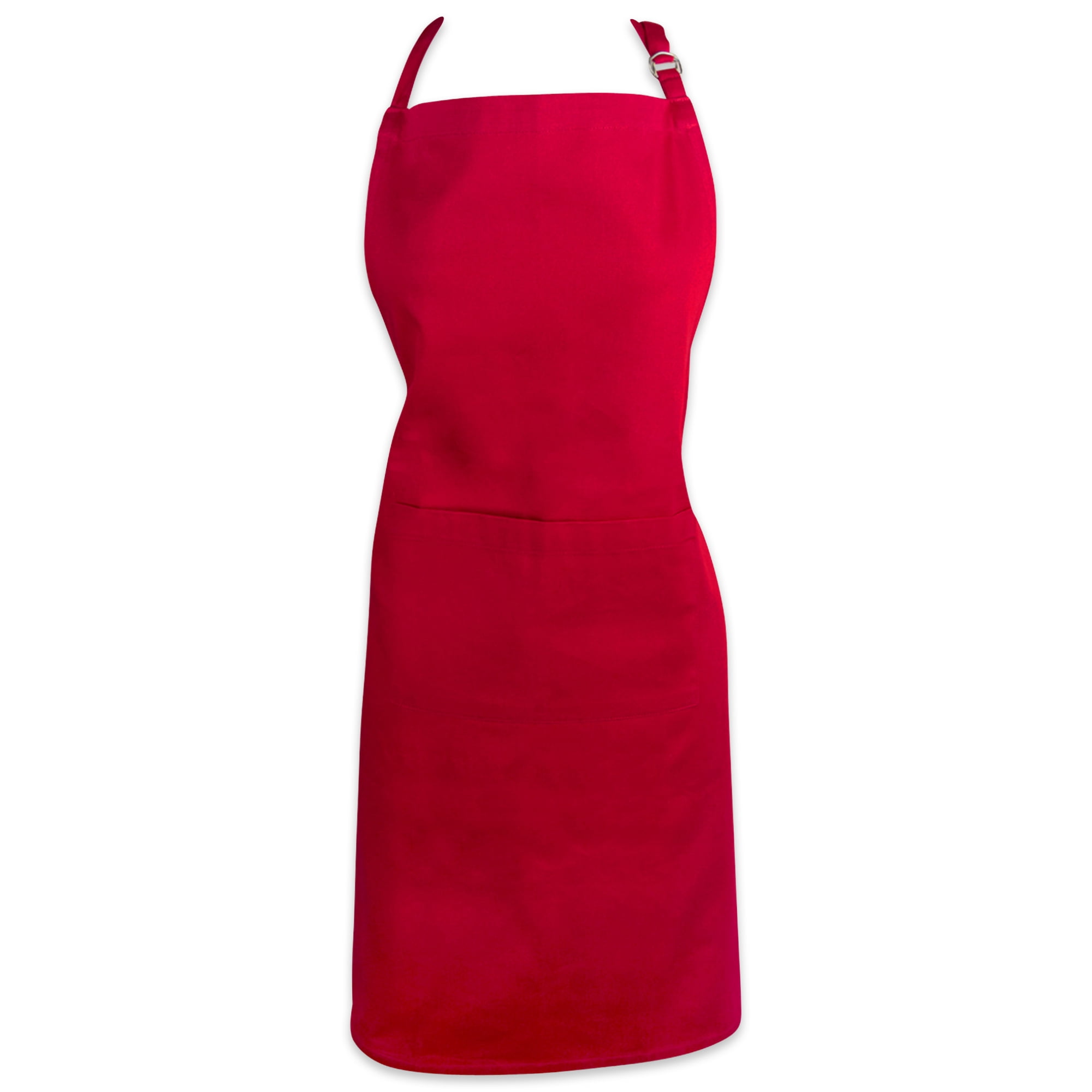 Chino Chef Tango Red Cotton Apron with Pockets
